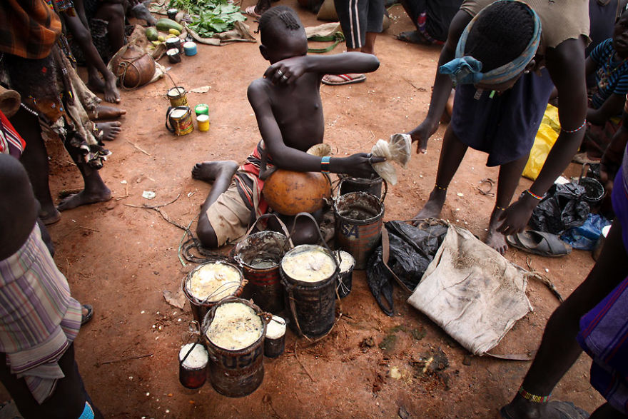 "As He Was Watching His Neighbour's Bread, A Dog Came From Behind And Took His Bread," Ethiopian Proverb