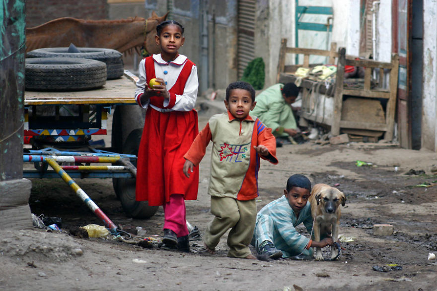 In The Streets Of Esna, Egypt