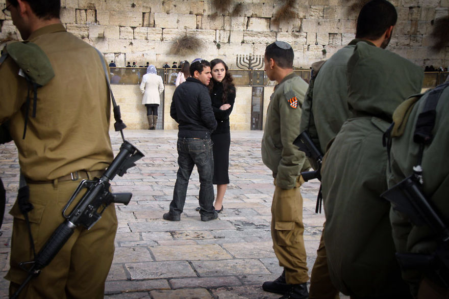 In Front Of The Wailing Wall, Jerusalem
