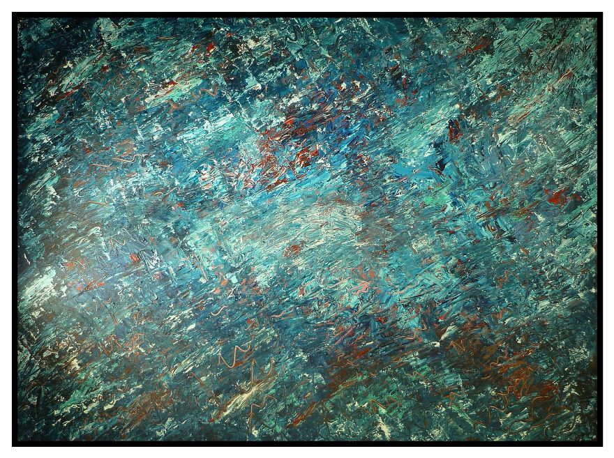 Abstract Colour Compositions Using Acrylic Paint Abstract Colour Compositions Using Acrylic Paint