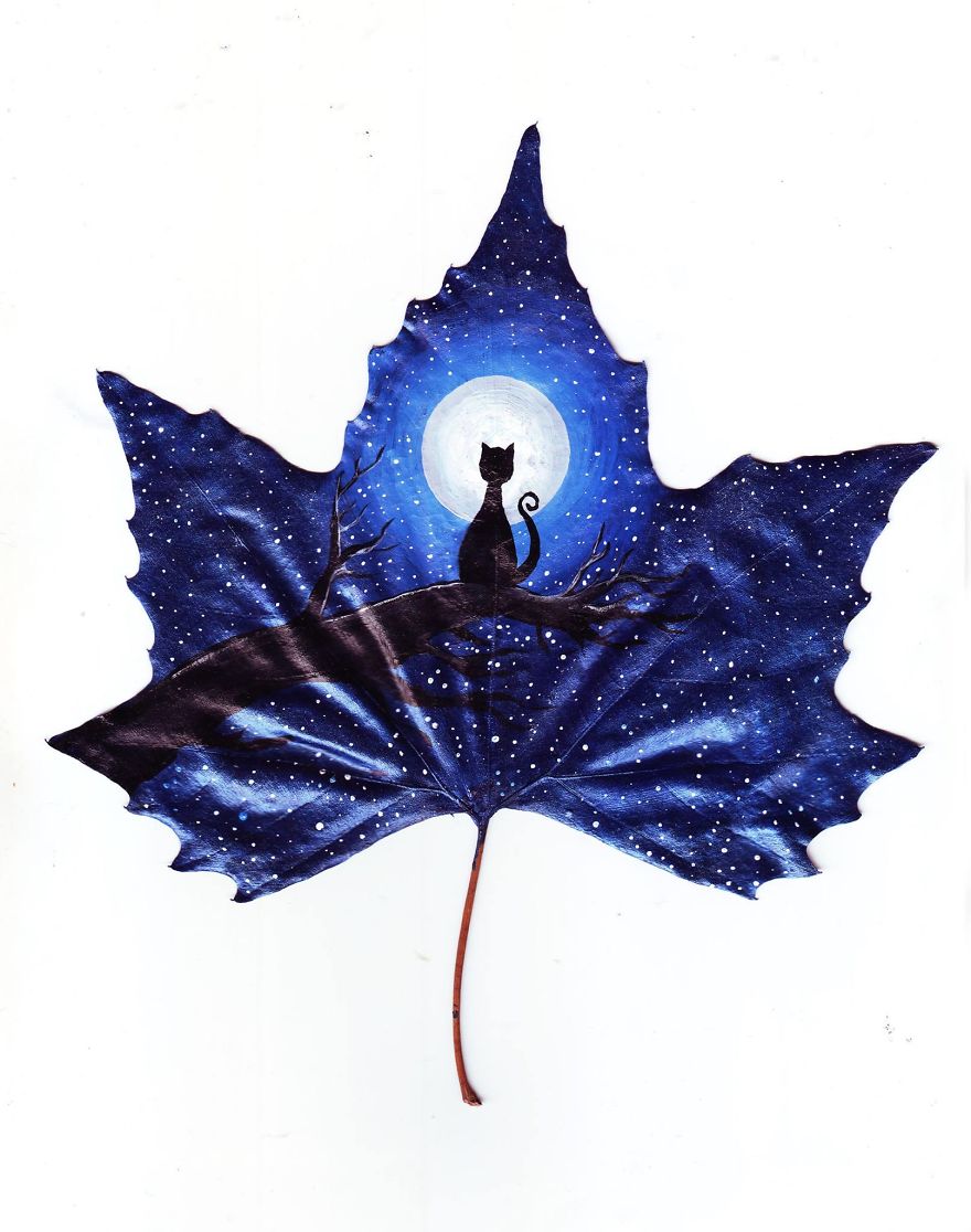 "24 Fallen Leaves" - An Out-of-this-world Art Project Created With The Love Of Two Georgian Artists