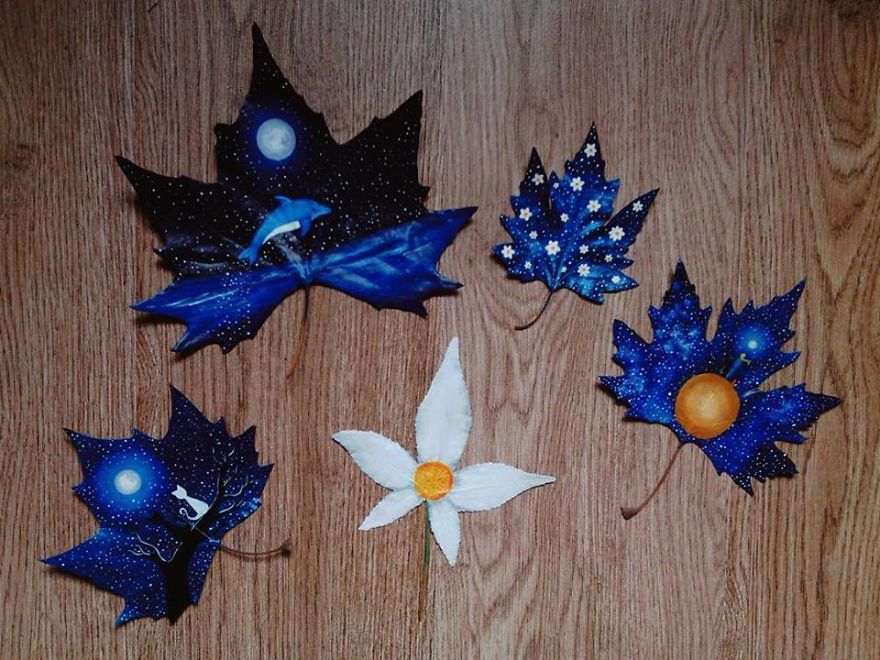 "24 Fallen Leaves" - An Out-of-this-world Art Project Created With The Love Of Two Georgian Artists