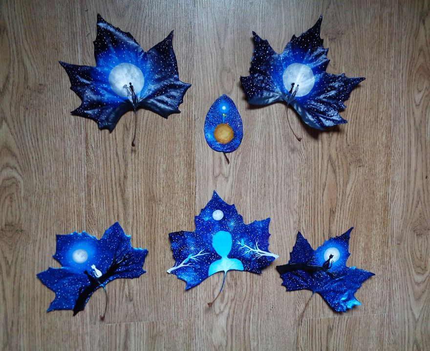 "24 Fallen Leaves" - An Out-of-this-world Art Project Created With The Love Of Two Georgian Artists