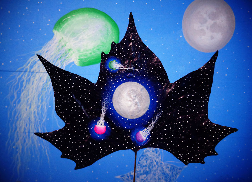 "24 Fallen Leaves" - An Out-of-this-world Art Project Created With The Love Of Two Georgian Artists