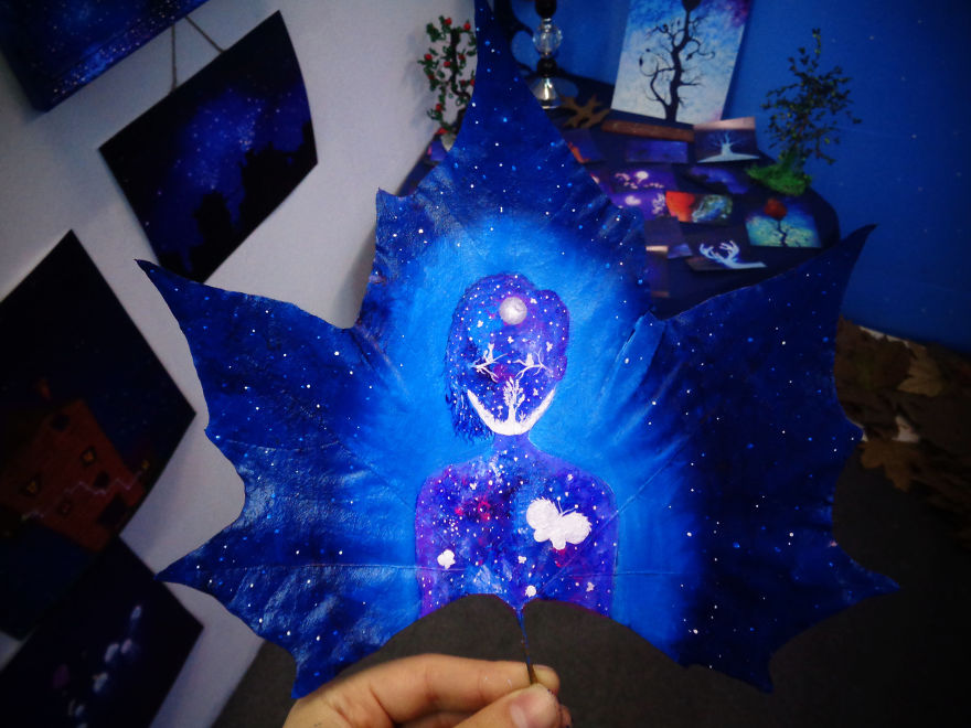 "24 Fallen Leaves" - An Out-of-this-world Art Project Created With The Love Of Two Georgian Artists