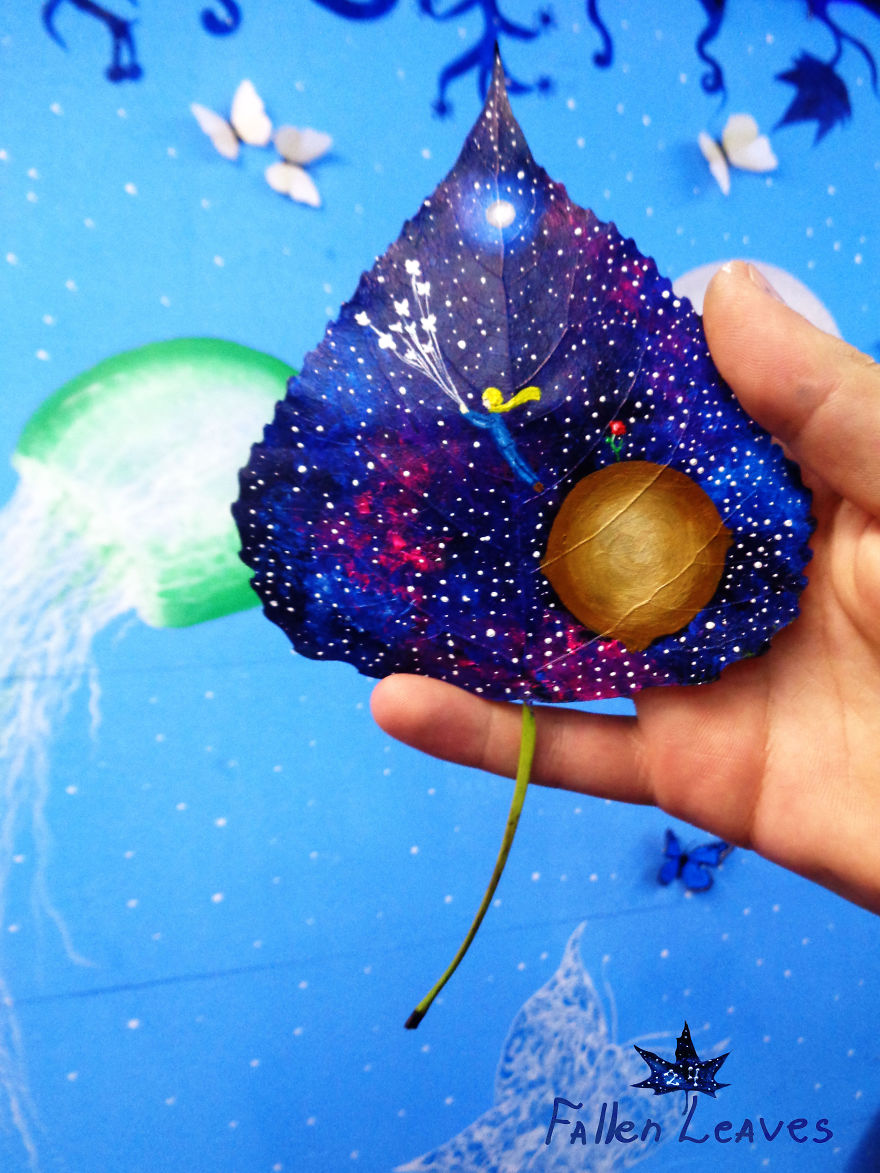 "24 Fallen Leaves" - An Out-of-this-world Art Project Created With The Love Of Two Georgian Artists
