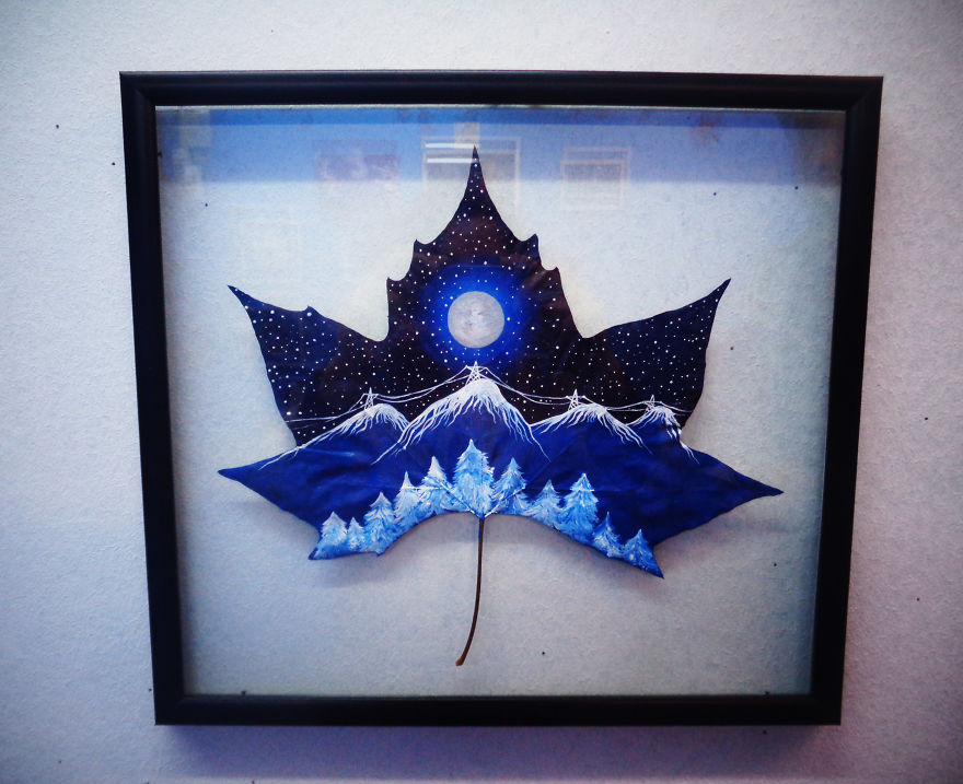 "24 Fallen Leaves" - An Out-of-this-world Art Project Created With The Love Of Two Georgian Artists