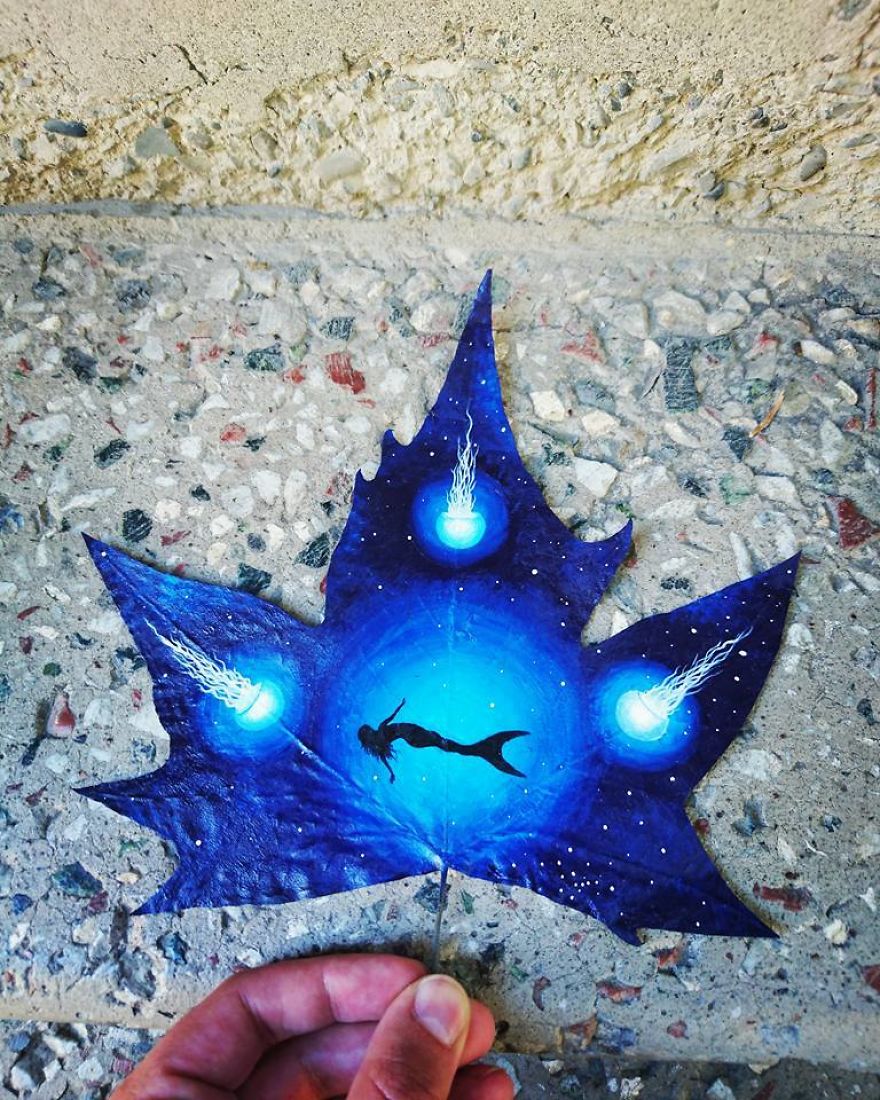 "24 Fallen Leaves" - An Out-of-this-world Art Project Created With The Love Of Two Georgian Artists