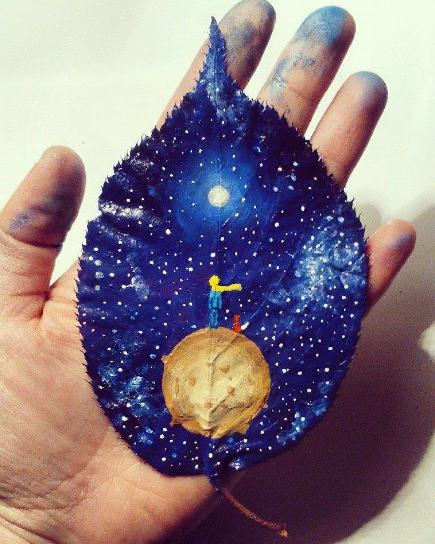 "24 Fallen Leaves" - An Out-of-this-world Art Project Created With The Love Of Two Georgian Artists