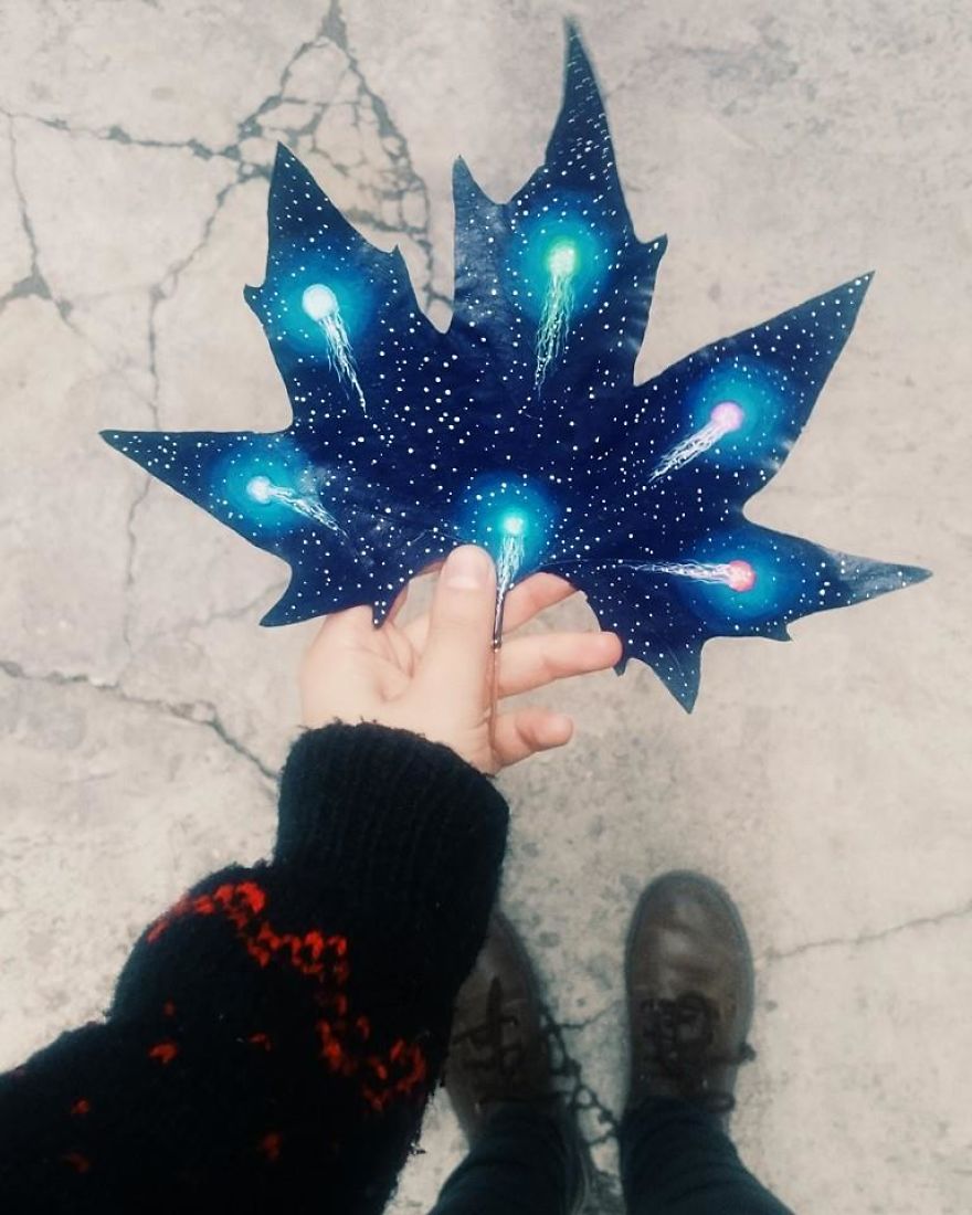 "24 Fallen Leaves" - An Out-of-this-world Art Project Created With The Love Of Two Georgian Artists