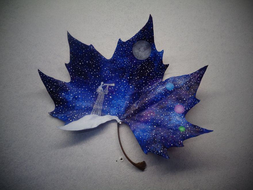 "24 Fallen Leaves" - An Out-of-this-world Art Project Created With The Love Of Two Georgian Artists