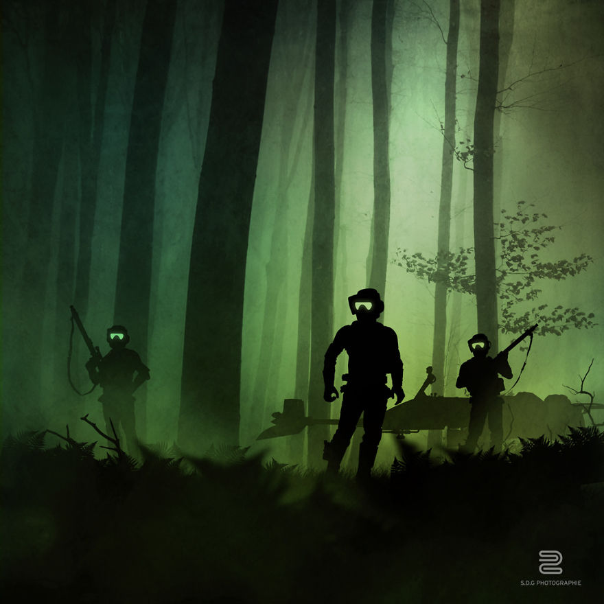 Star Wars Planets That I Made By Photographing Action Figures Star Wars Planets That I Made By Photographing Action Figures