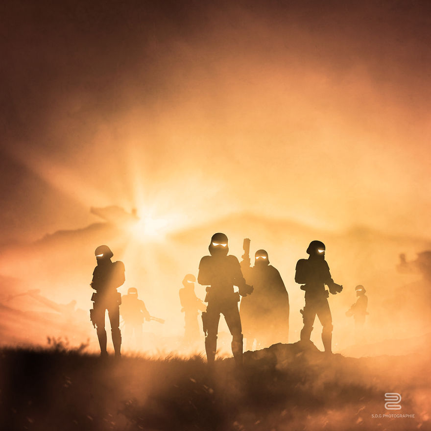 Star Wars Planets That I Made By Photographing Action Figures Star Wars Planets That I Made By Photographing Action Figures