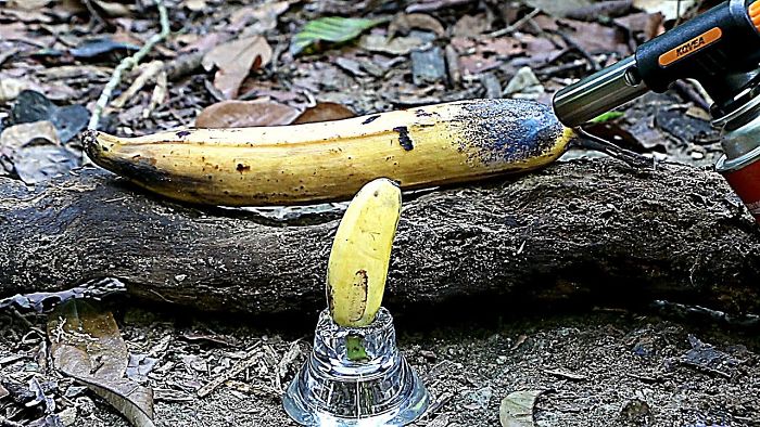 Banana Vs Gas Torch