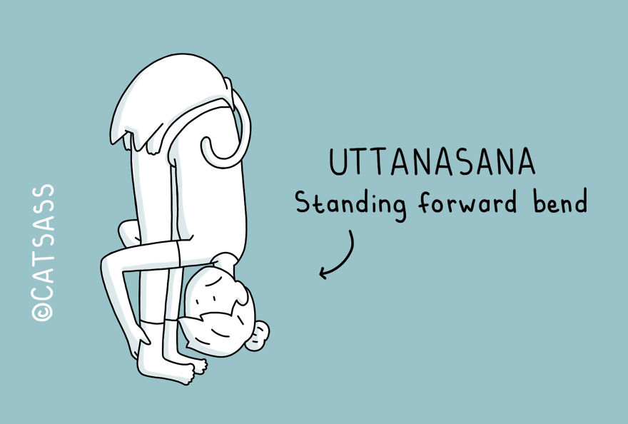 These Comics Show How You Can Do Yoga With Your Cat