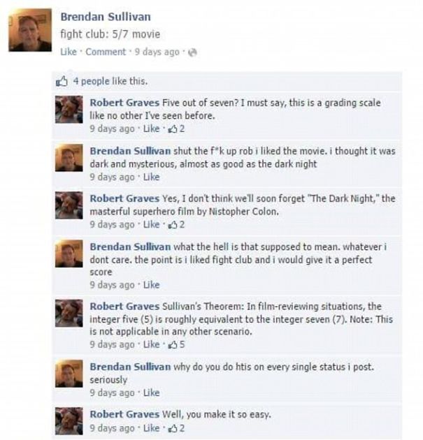 Funny, Silly, Dumbass Facebook Statuses