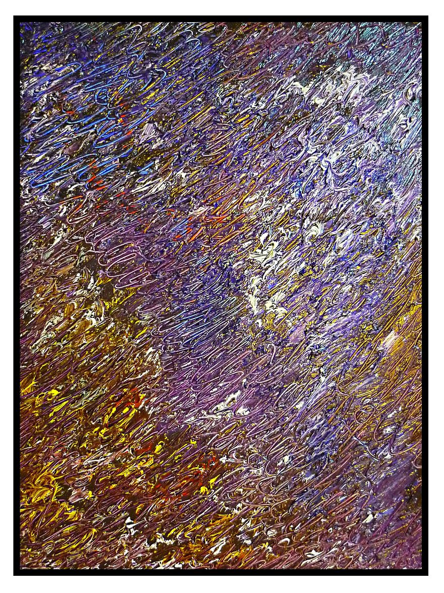 Abstract Colour Compositions Using Acrylic Paint Abstract Colour Compositions Using Acrylic Paint