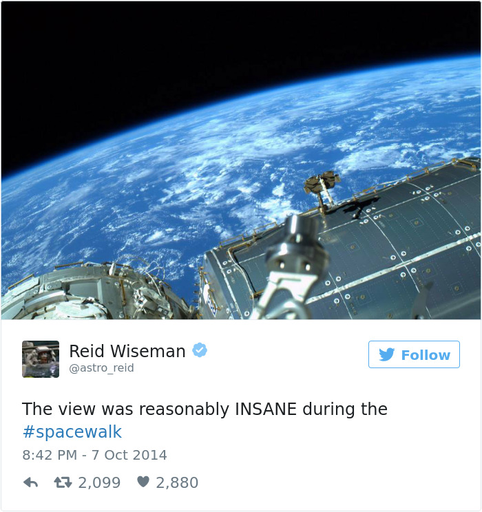 Astronaut Tweets