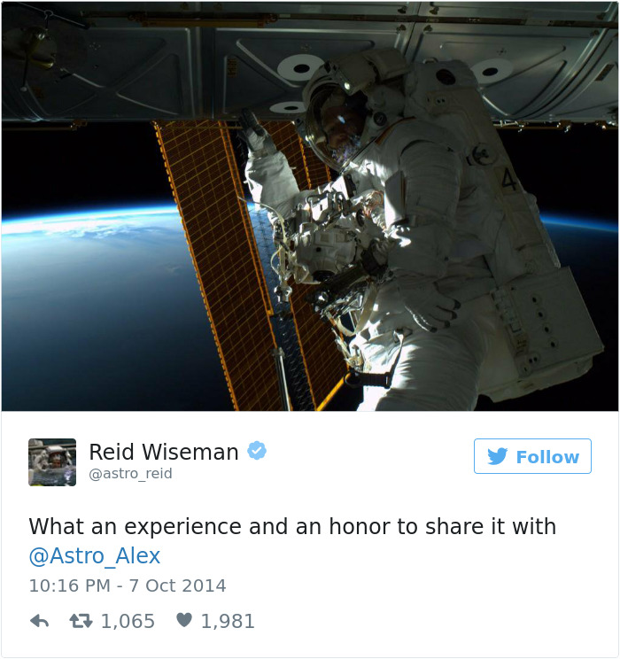 Astronaut Tweets