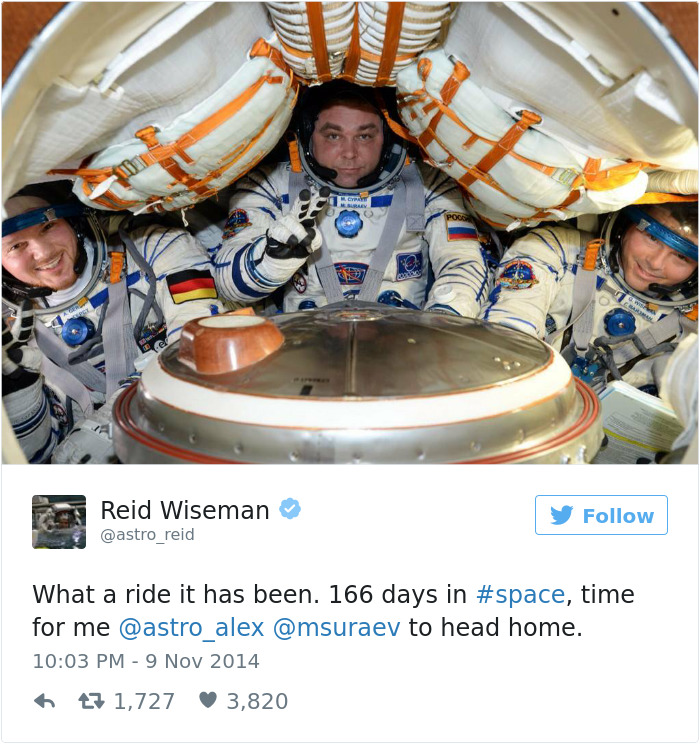 Astronaut Tweets