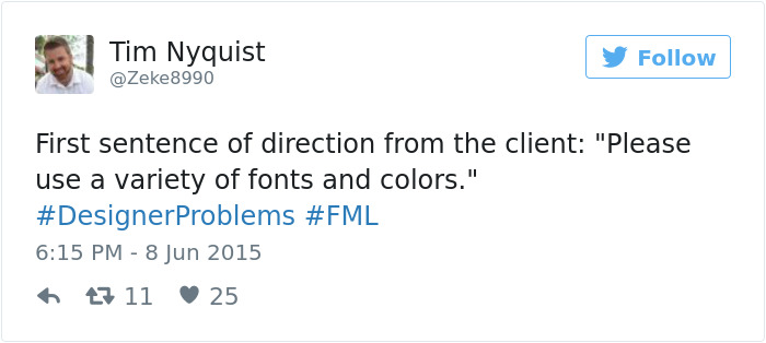 #designerproblems – These Funny Tweets Explain What It Means To Be A Designer