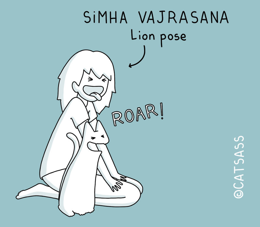 These Comics Show How You Can Do Yoga With Your Cat These Comics Show How You Can Do Yoga With Your Cat