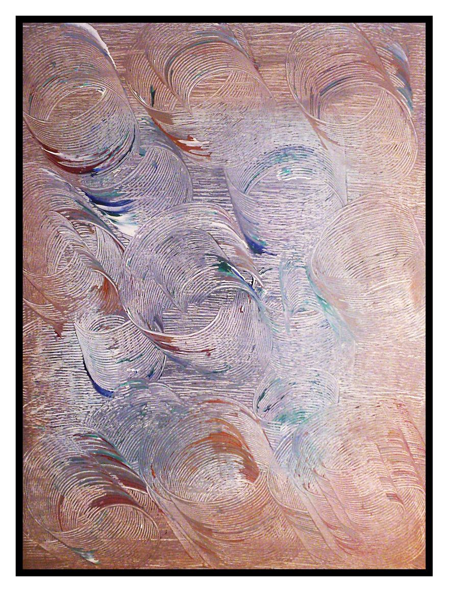 Abstract Colour Compositions Using Acrylic Paint Abstract Colour Compositions Using Acrylic Paint