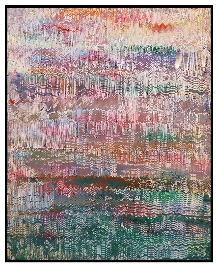 Abstract Colour Compositions Using Acrylic Paint Abstract Colour Compositions Using Acrylic Paint