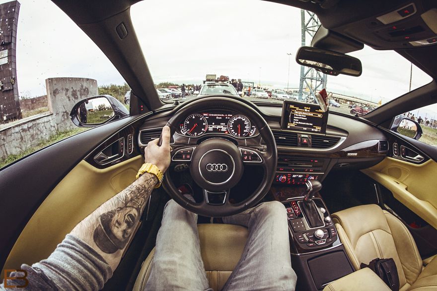 I Photograph The Drivers View Of Cars. Part 2