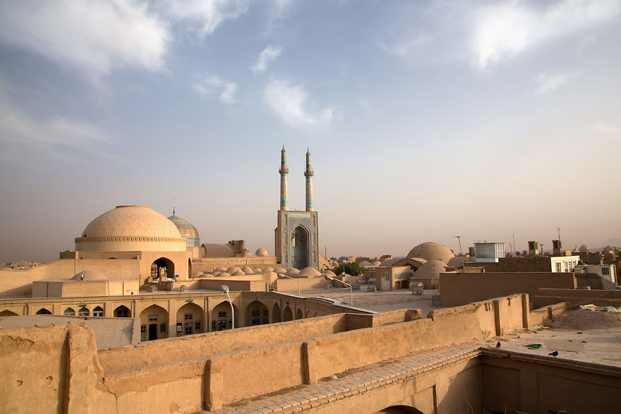 Sunrise On Masjed Jame, Yazd, Iran
