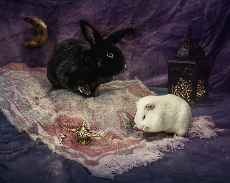 Cilla And Kauri In "aladdin"