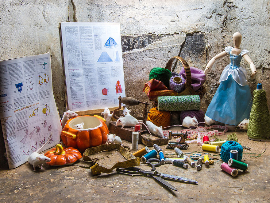 The Mice Crew In "Cinderella"