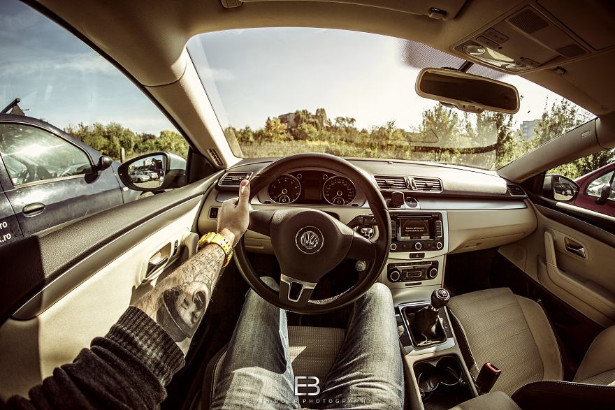 I Photograph The Drivers View Of Cars. Part 2