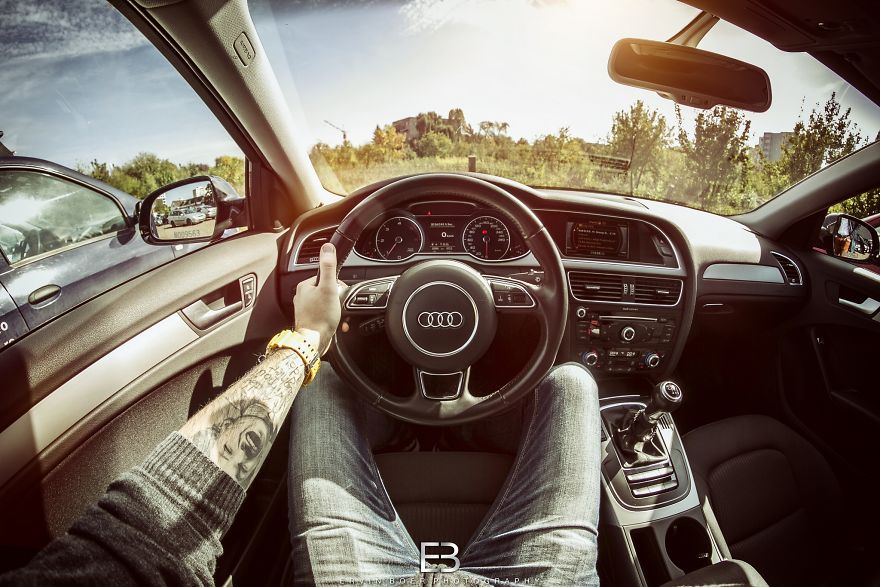 I Photograph The Drivers View Of Cars. Part 2