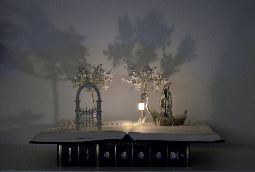 Book Sculptures Are My Passion, I Work With Paper To Create Elaborated Forms