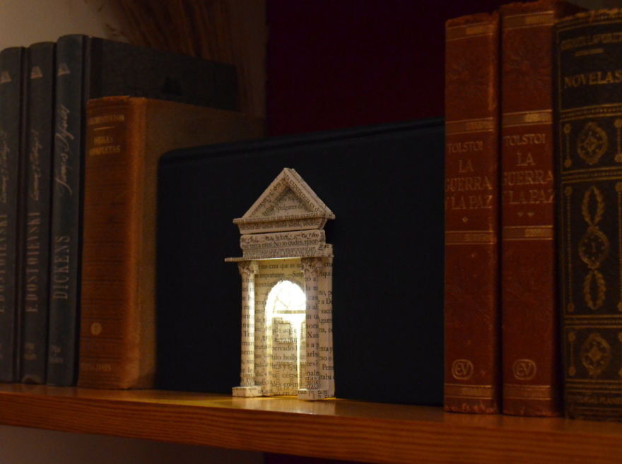 Book Sculptures Are My Passion, I Work With Paper To Create Elaborated Forms