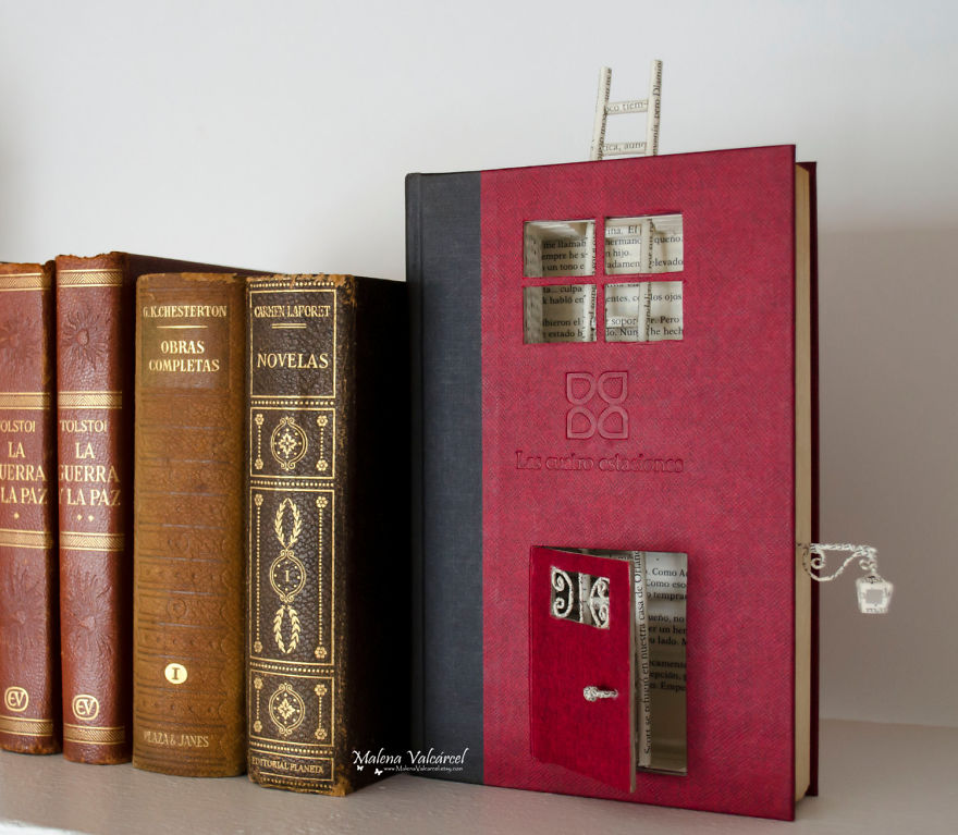 Book Sculptures Are My Passion, I Work With Paper To Create Elaborated Forms