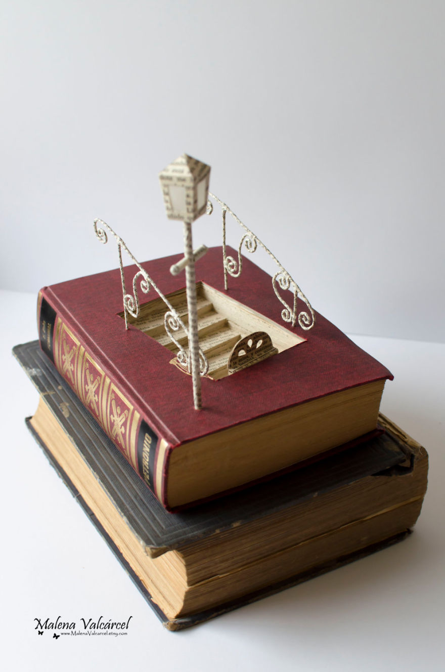 Book Sculptures Are My Passion, I Work With Paper To Create Elaborated Forms