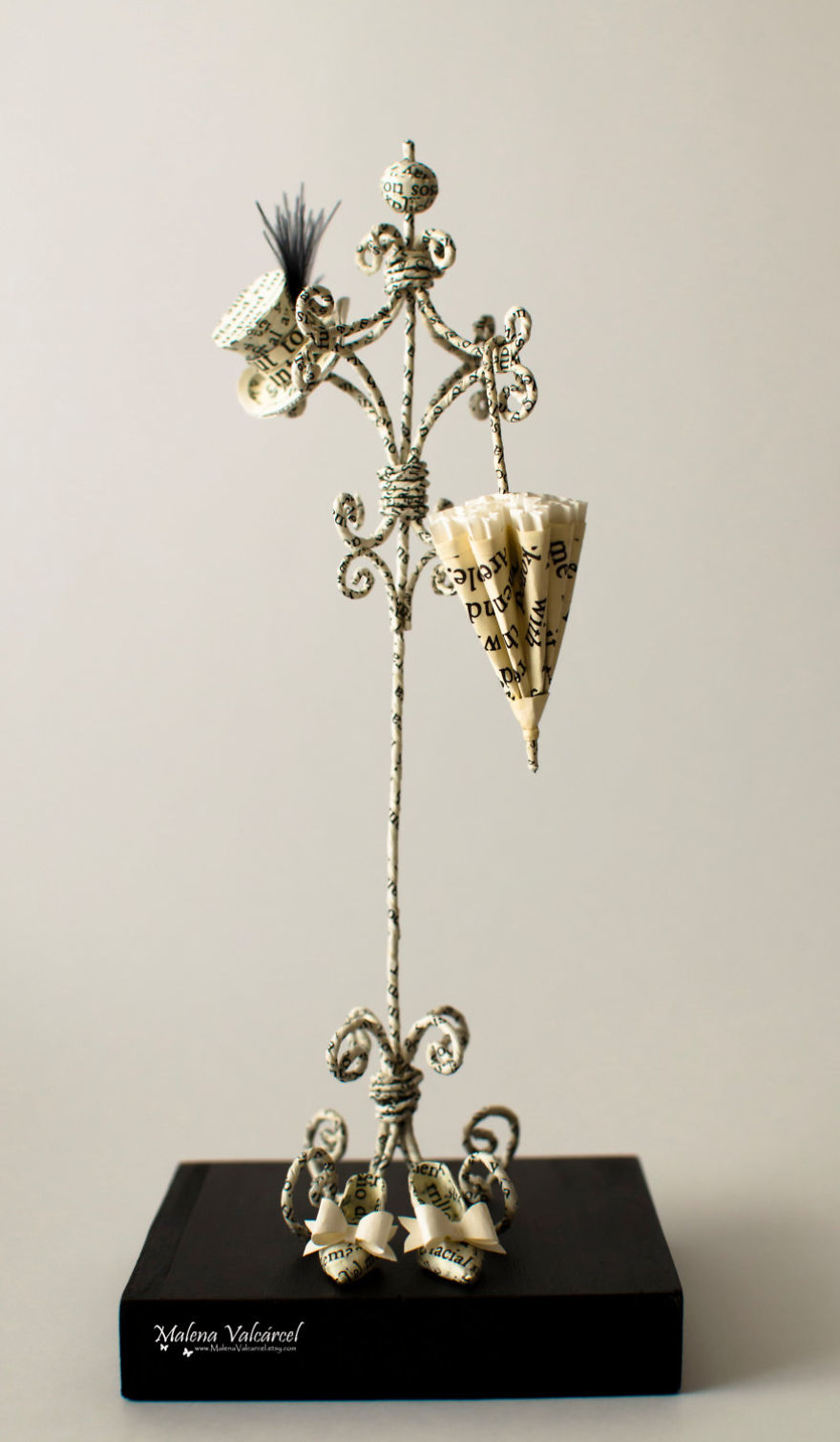 Book Sculptures Are My Passion, I Work With Paper To Create Elaborated Forms