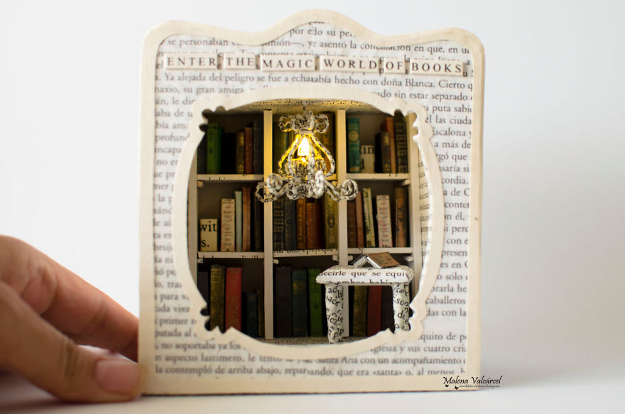 Book Sculptures Are My Passion, I Work With Paper To Create Elaborated Forms