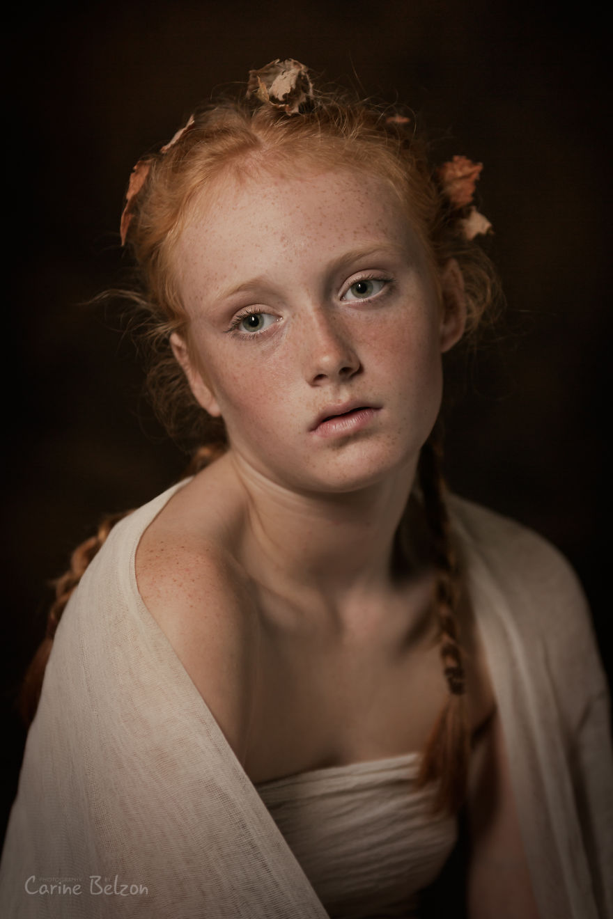 I Made A Series Of Autum Themed Fine-Art Portraits