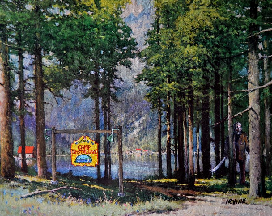 I Buy Paintings From Thrit Stores And Add A Personal Touch To Them