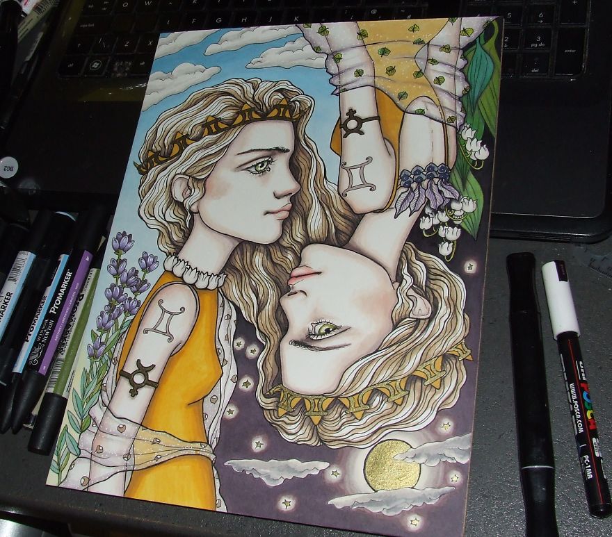 I Created Astro-Inklings Based On Zodiac Signs