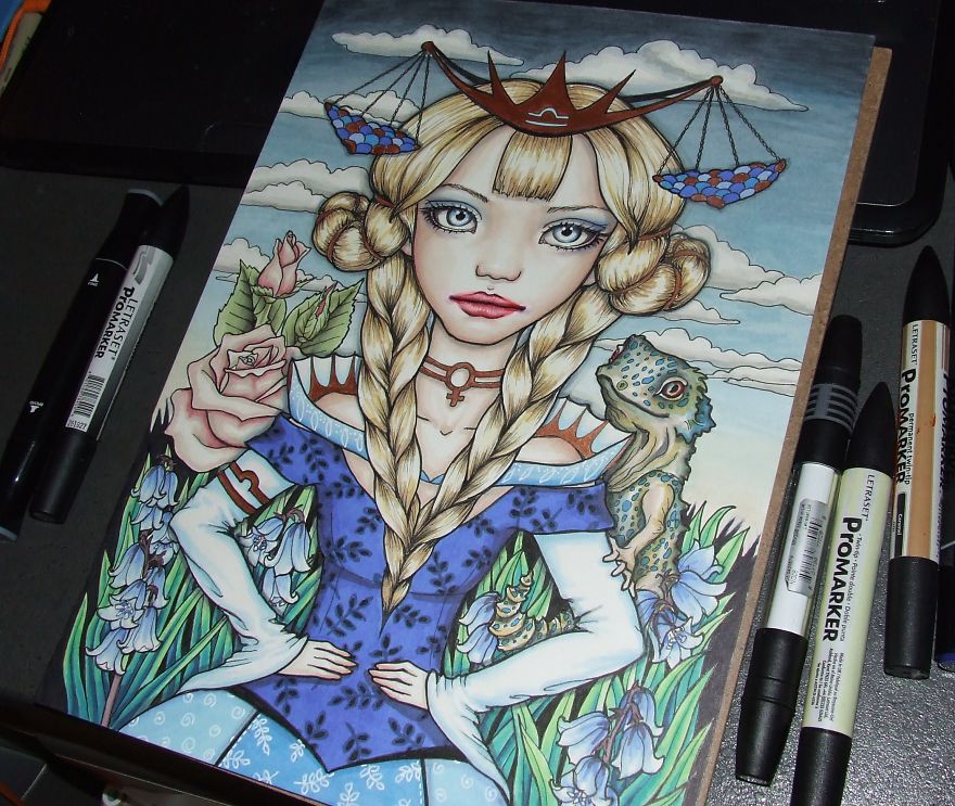 I Created Astro-Inklings Based On Zodiac Signs