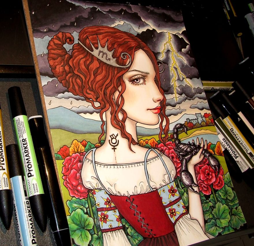 I Created Astro-Inklings Based On Zodiac Signs