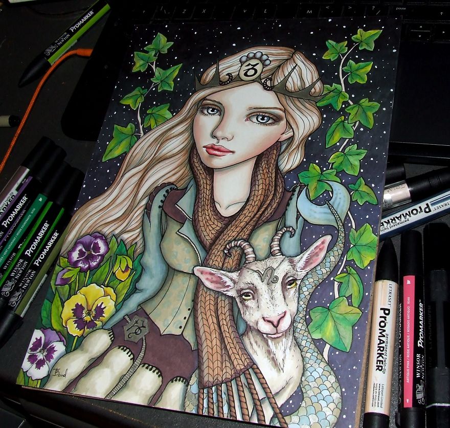 I Created Astro-Inklings Based On Zodiac Signs