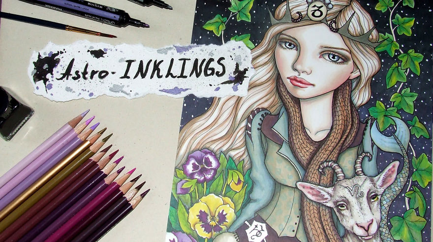 I Created Astro-Inklings Based On Zodiac Signs