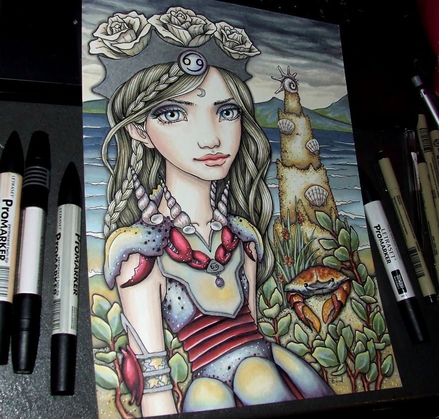 I Created Astro-Inklings Based On Zodiac Signs