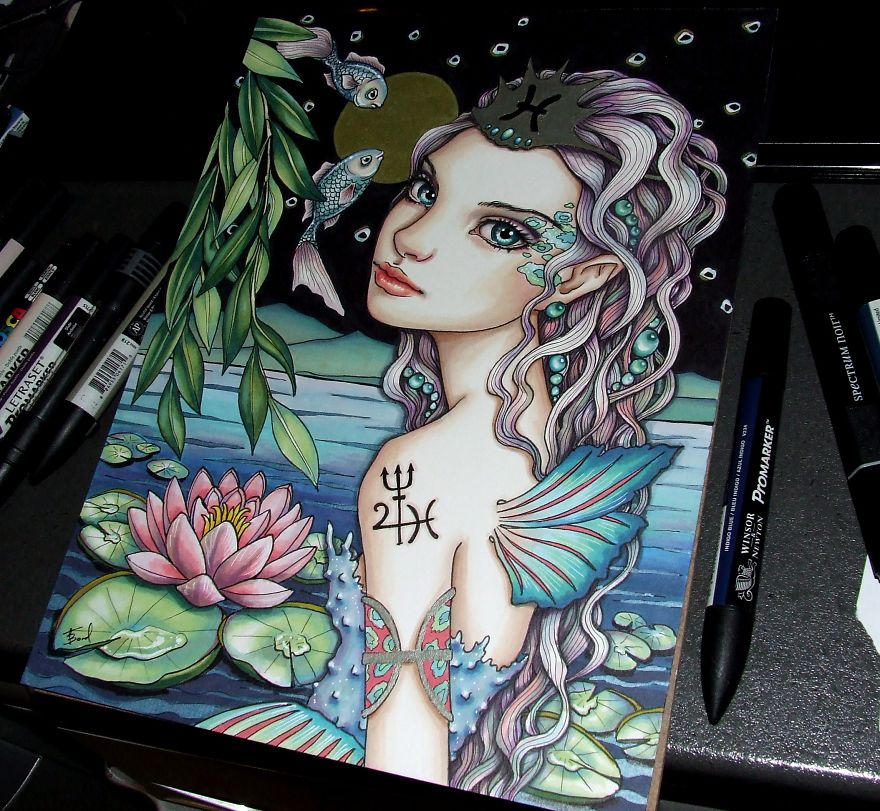 I Created Astro-Inklings Based On Zodiac Signs