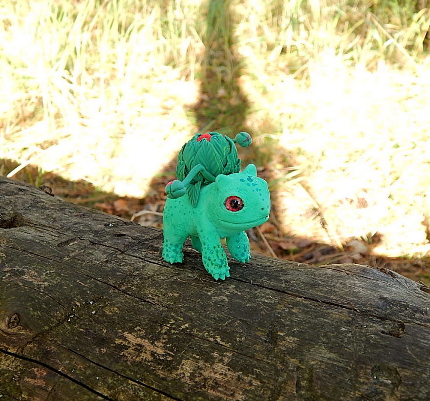 I Made This Pokemon Bulbasaur Figurine Out Of Clay
